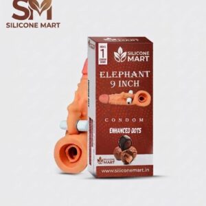 Silicone Mart Elephant 9 Inch Enhanced Dotted Condom